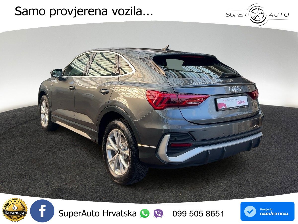 Audi Q3 Sportback 45 TFSIe (245 KS) S tronic S line LED+GR SJED+ACC