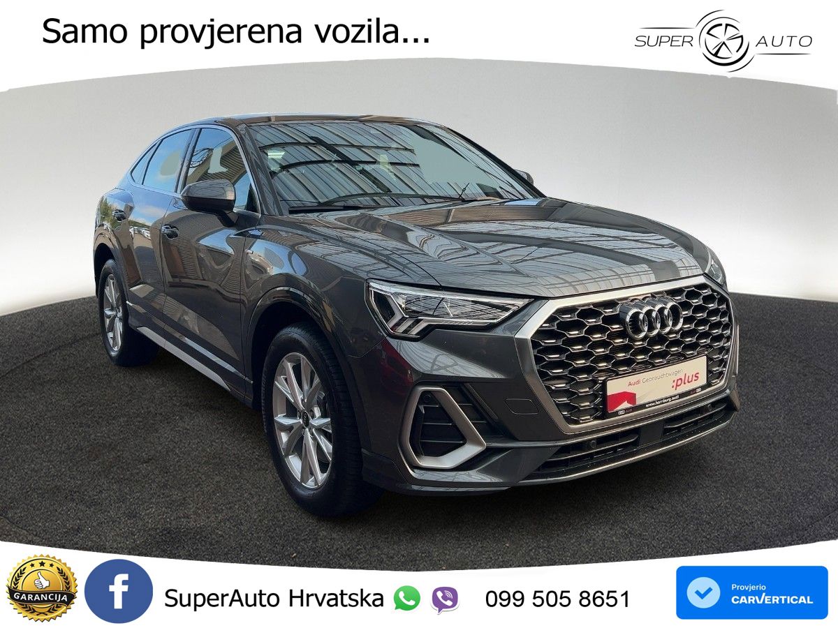 Audi Q3 Sportback 45 TFSIe (245 KS) S tronic S line LED+GR SJED+ACC
