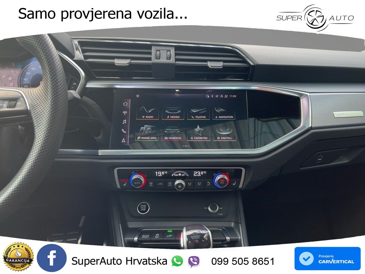 Audi Q3 Sportback 45 TFSIe (245 KS) S tronic S line LED+GR SJED+ACC