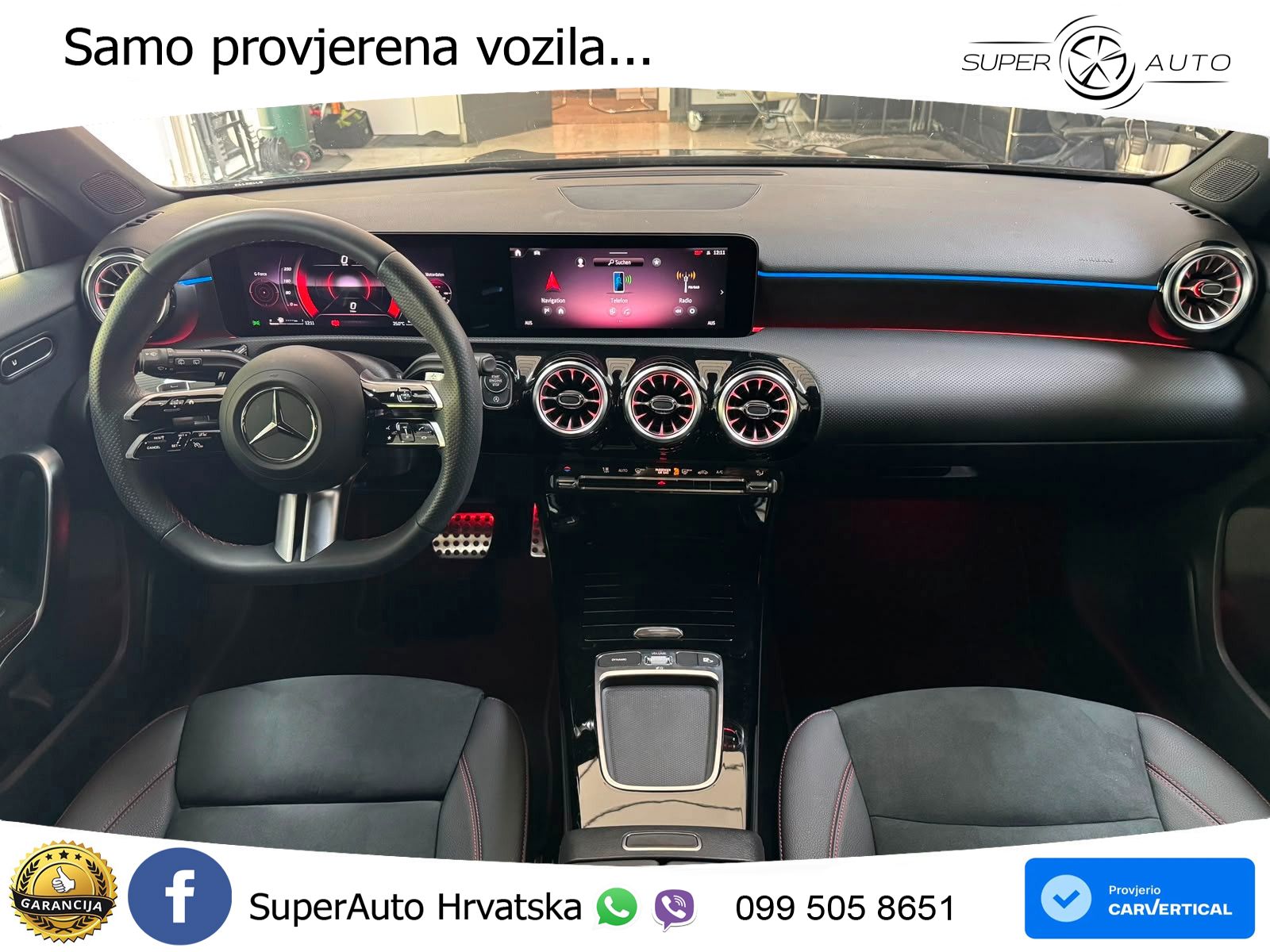 Mercedes-Benz A 180 7G-DCT AMG LED+GR SJED+ACC