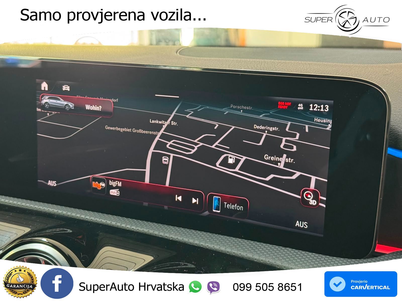 Mercedes-Benz A 180 7G-DCT AMG LED+GR SJED+ACC