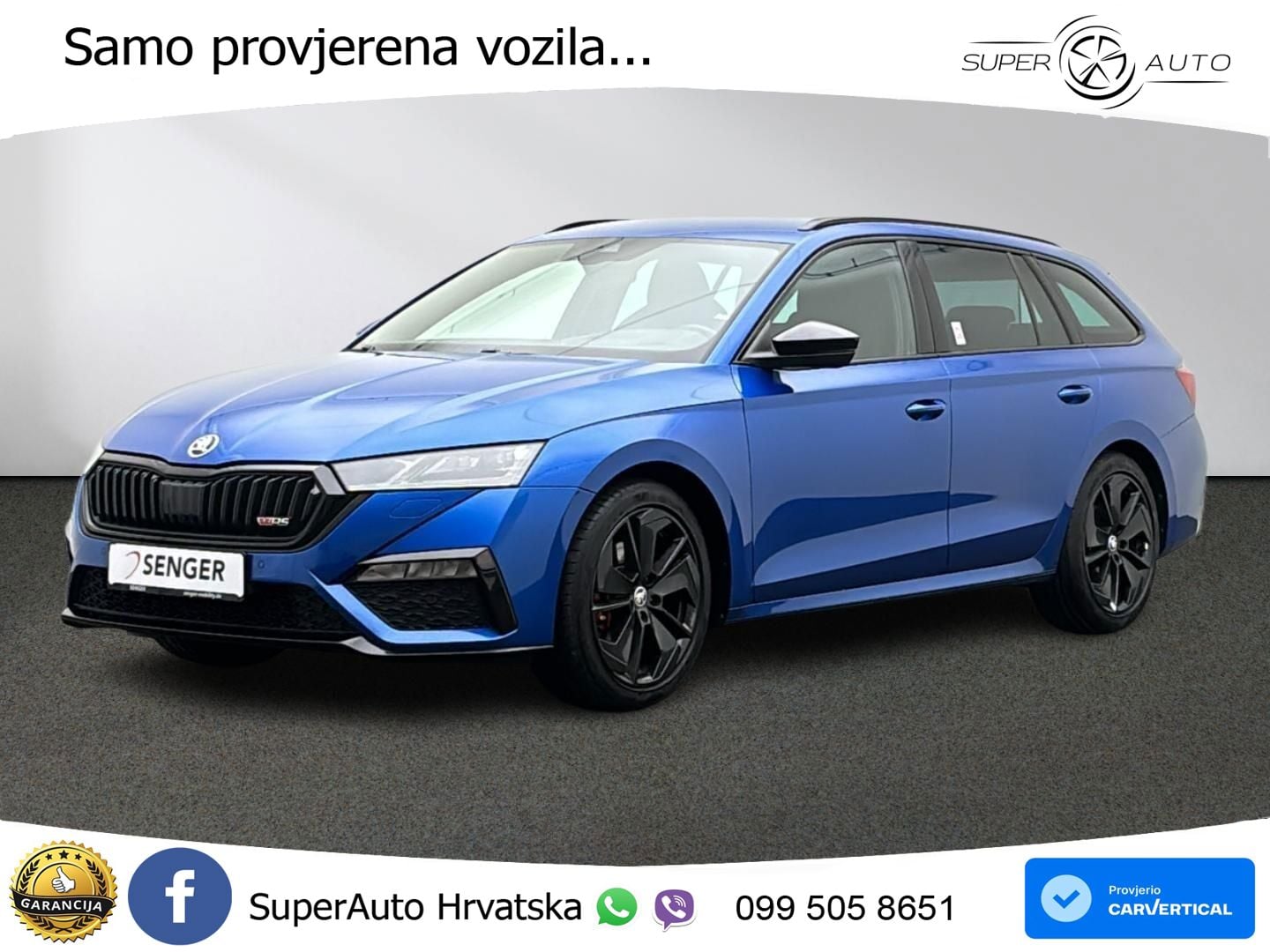 Škoda Octavia Combi RS 2.0 TDI (200 KS) DSG MATRIX+GR SJED+KAM