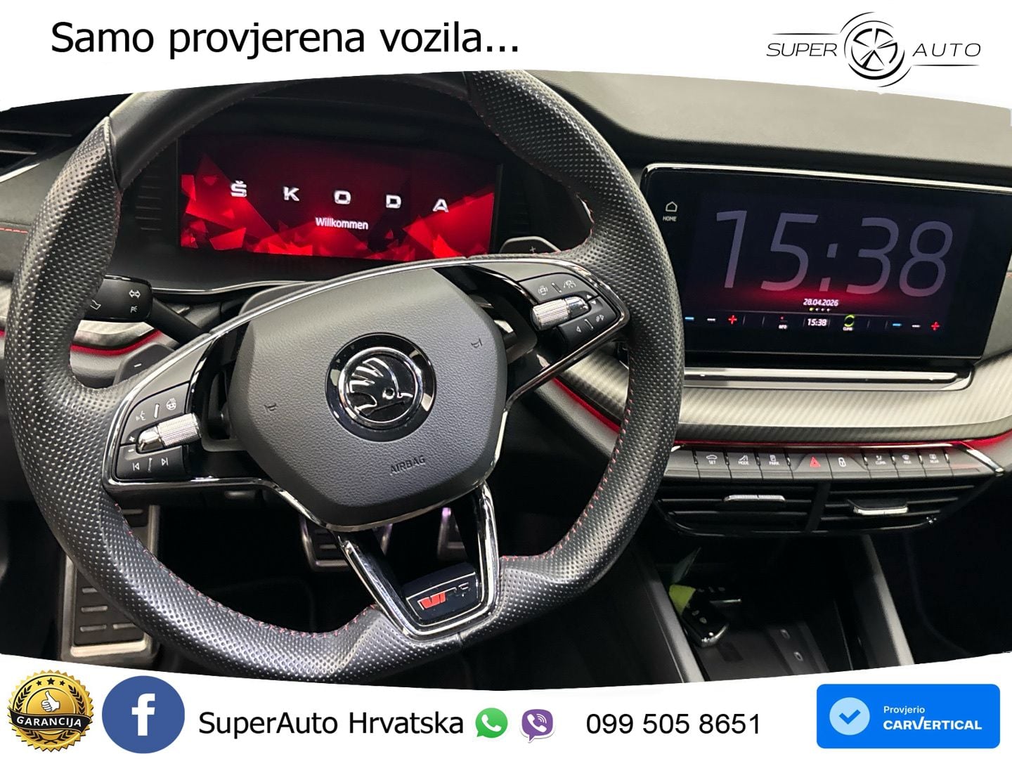 Škoda Octavia Combi RS 2.0 TDI (200 KS) DSG MATRIX+GR SJED+KAM