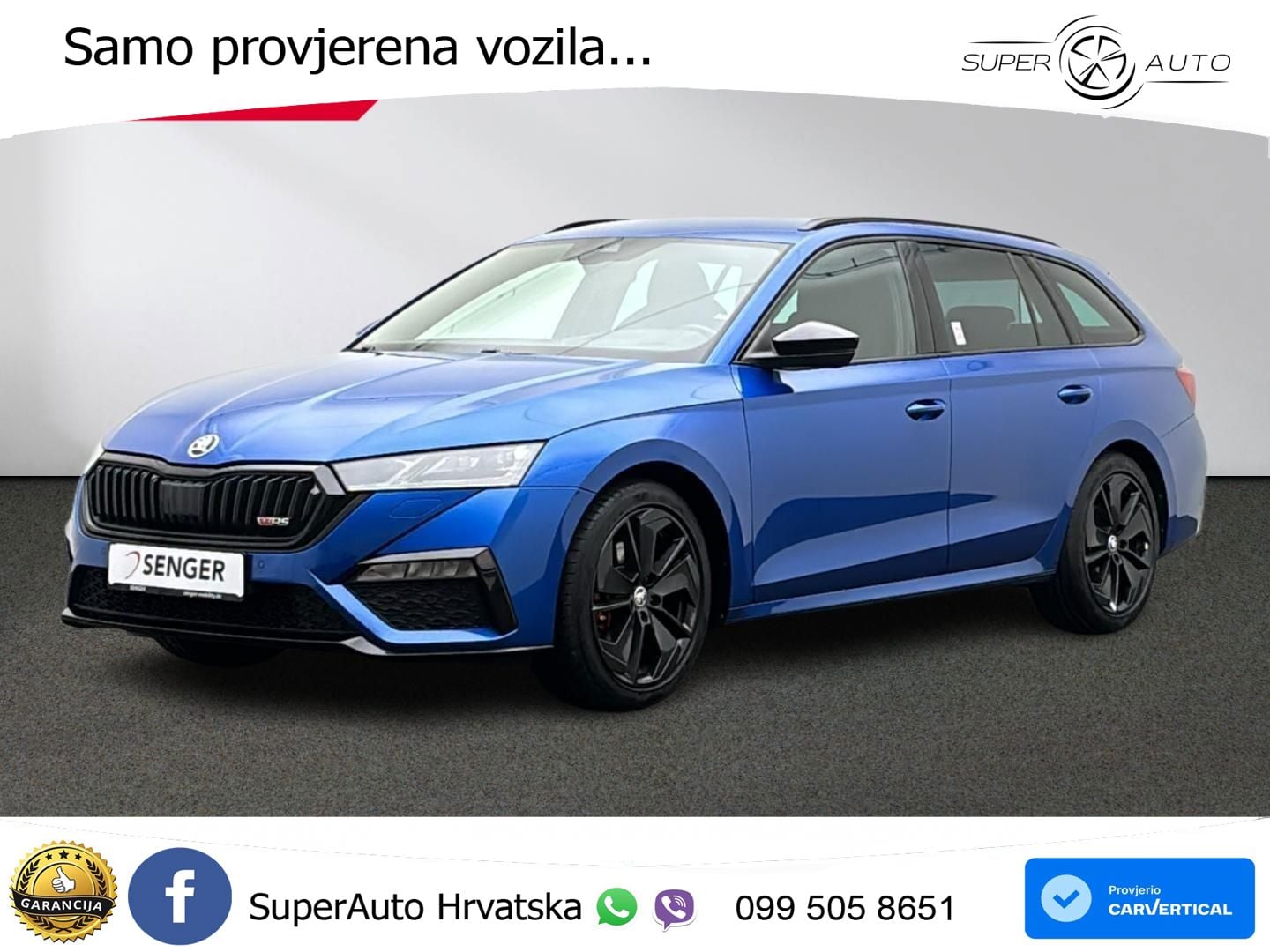 Škoda Octavia Combi RS 2.0 TDI (200 KS) DSG MATRIX+GR SJED+KAM