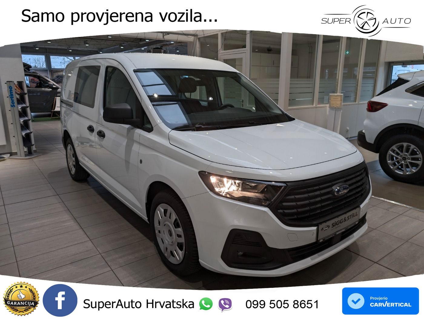 Ford Transit Connect FlexCab Trend L2 NAV*SHZ*PDC 102 KS