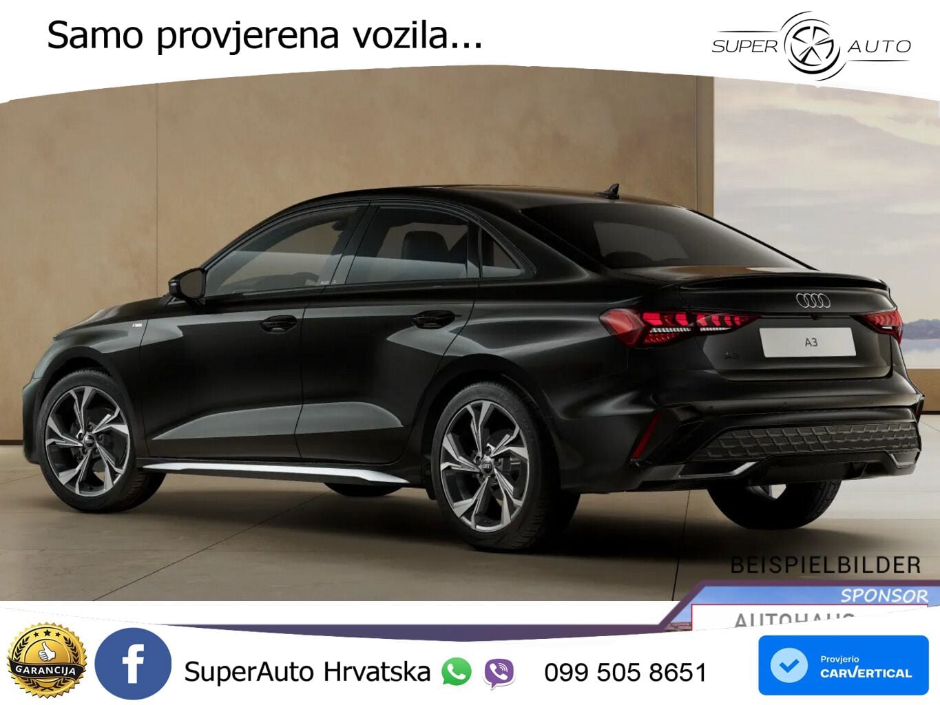 Audi A3 Limuzina 35 TFSI (150 KS) S tronic LED+GR SJED+ACC