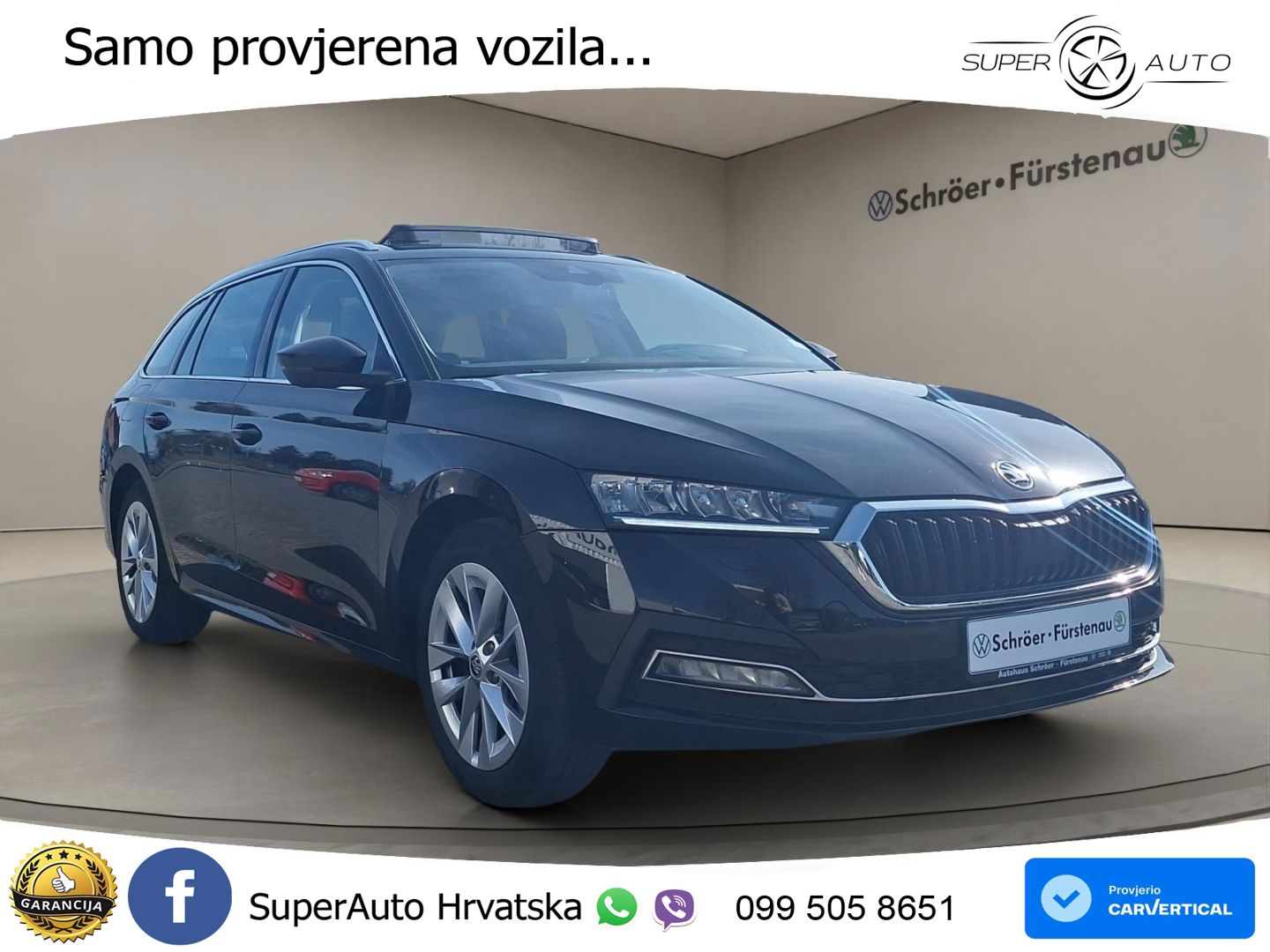 Škoda Octavia Combi 2.0 TDI (150 KS) DSG LED+GR SJED+ACC