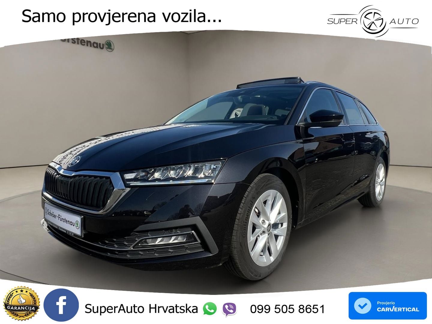 Škoda Octavia Combi 2.0 TDI (150 KS) DSG LED+GR SJED+ACC