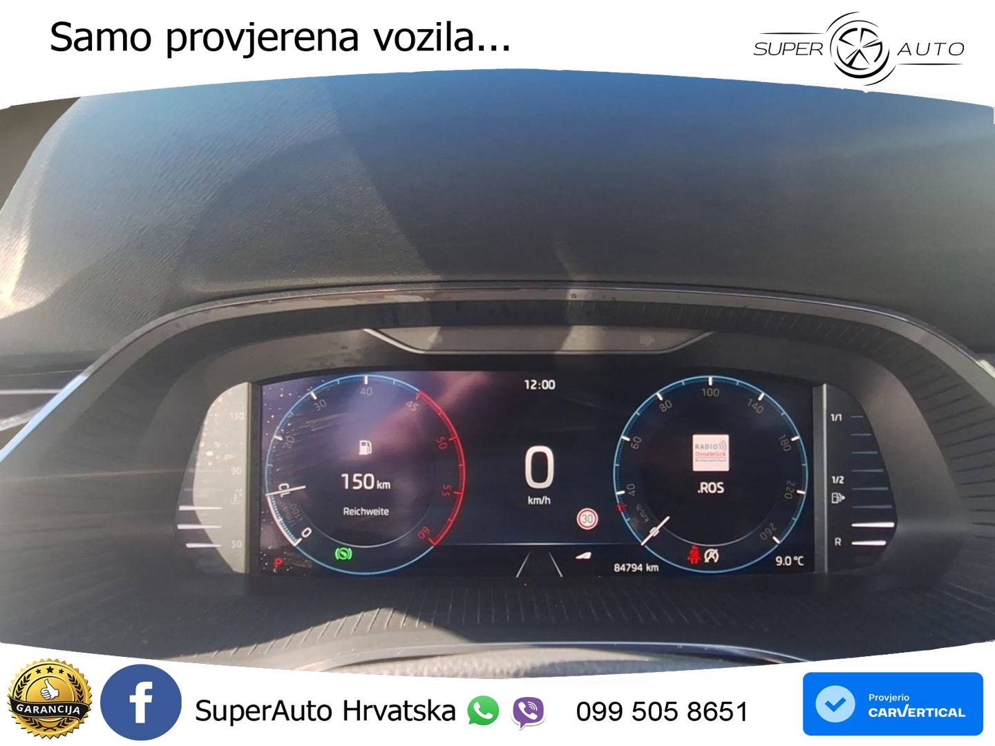 Škoda Octavia Combi 2.0 TDI (150 KS) DSG LED+GR SJED+ACC
