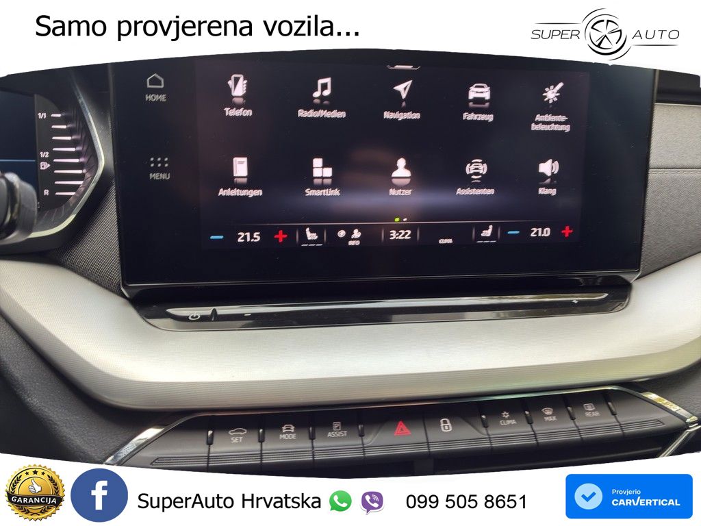 Škoda Octavia Combi 2.0 TDI (150 KS) DSG MATRIX+GR SJED+KAM