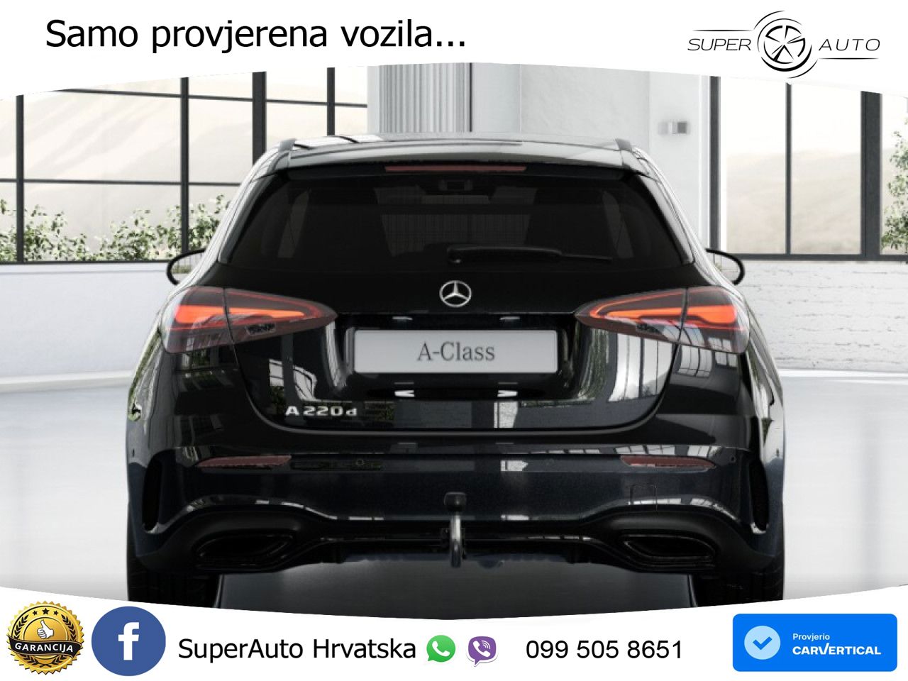 Mercedes-Benz A 220d 8G-DCT AMG LED+GR SJED+ACC