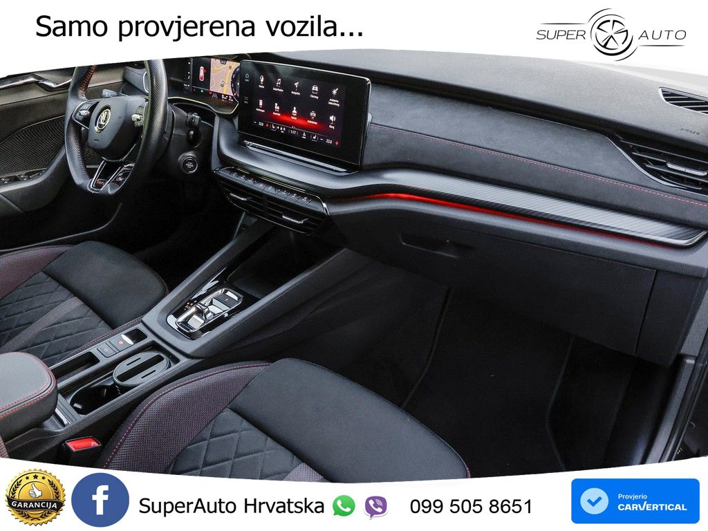Škoda Octavia Combi RS 2.0 TDI (200 KS) DSG LED+GR SJED+ACC