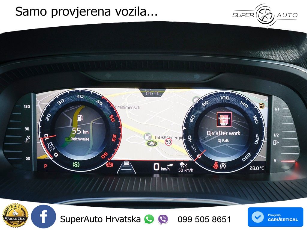 Škoda Octavia Combi RS 2.0 TDI (200 KS) DSG LED+GR SJED+ACC
