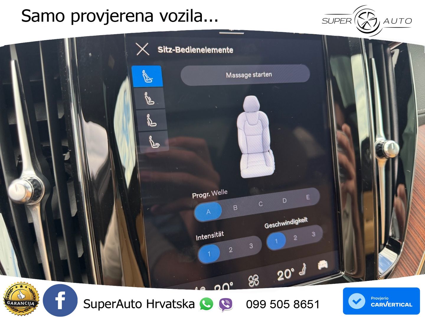 Volvo XC60 B5 Benzin AWD Geartronic ZRAČNI+ACC+GR SJED+KAM+PANO