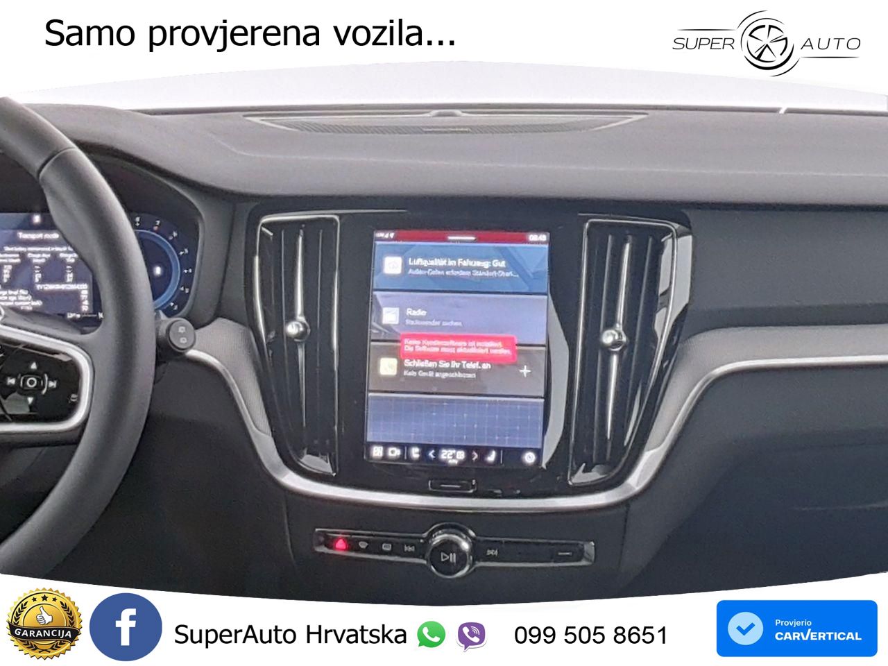 Volvo V60 2.0 B4 Benzin DCT ACC+GR SJED+360+PANO