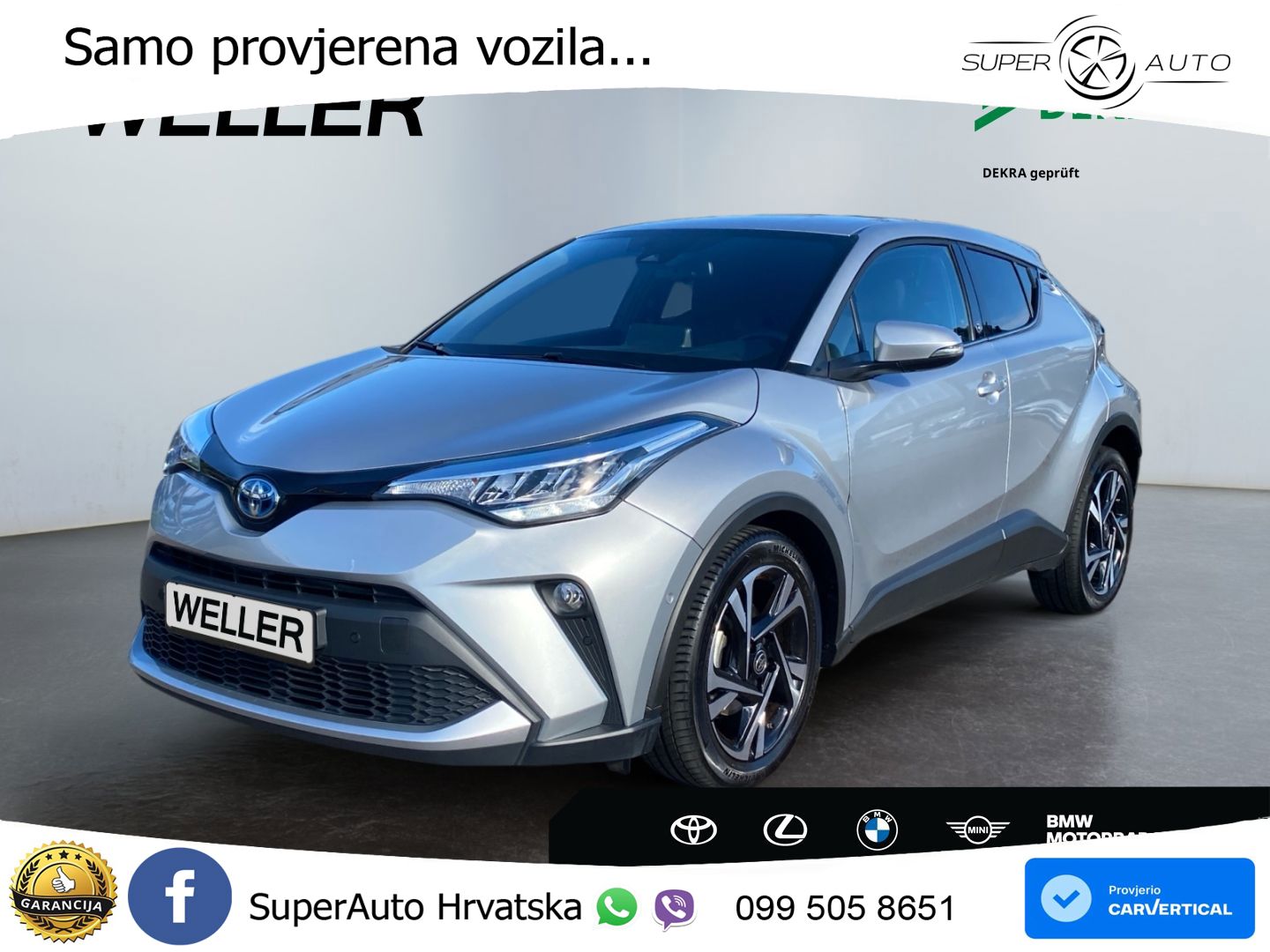 Toyota C-HR 1.8 (122 KS) Hybrid e-CVT Team D LED+GR SJED+ACC