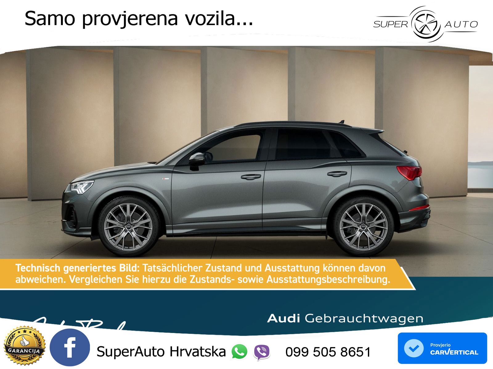 Audi Q3 40 TFSI (190 KS) quattro S tronic S line MATRIX+GR SJED+KAM