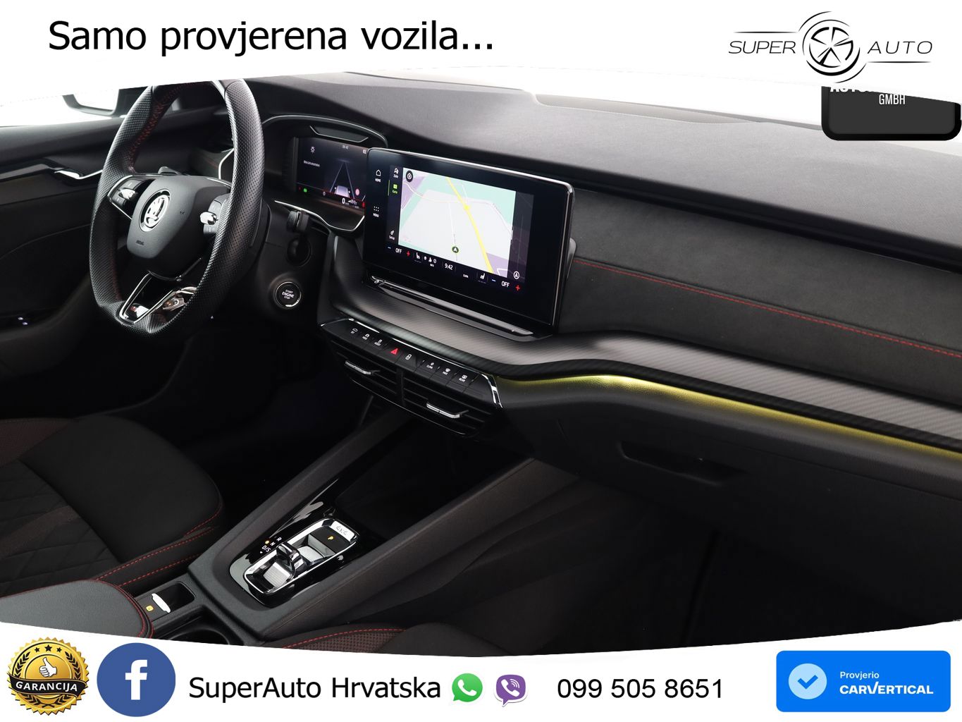 Škoda Octavia Combi RS 2.0 TDI (200 KS) 4x4 DSG LED+GR SJED+ACC