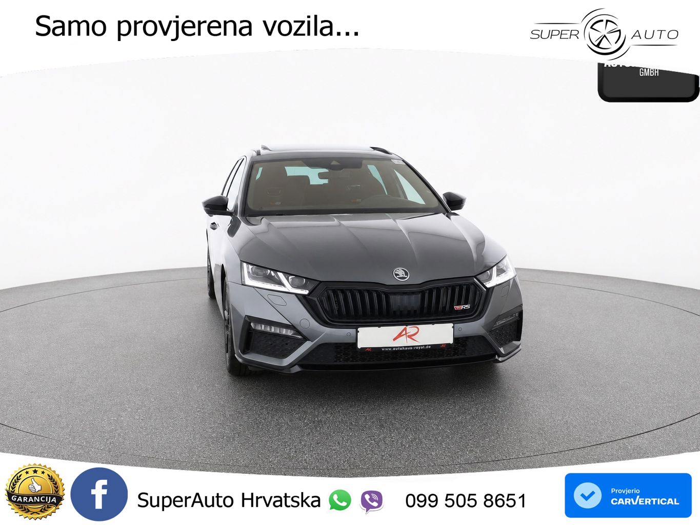 Škoda Octavia Combi RS 2.0 TDI (200 KS) 4x4 DSG LED+GR SJED+ACC