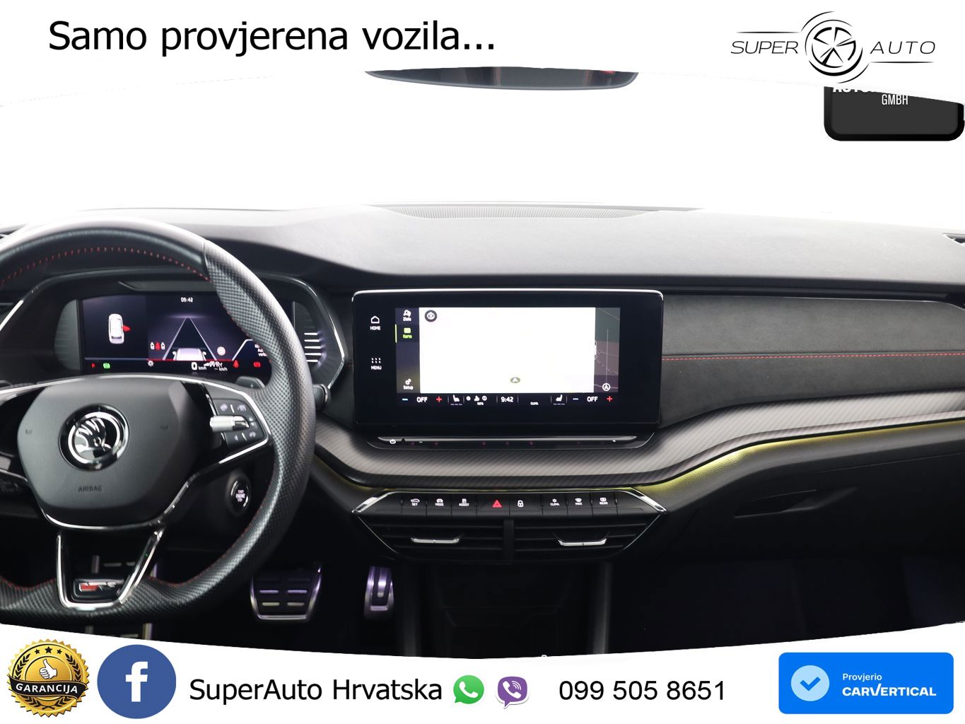 Škoda Octavia Combi RS 2.0 TDI (200 KS) 4x4 DSG LED+GR SJED+ACC