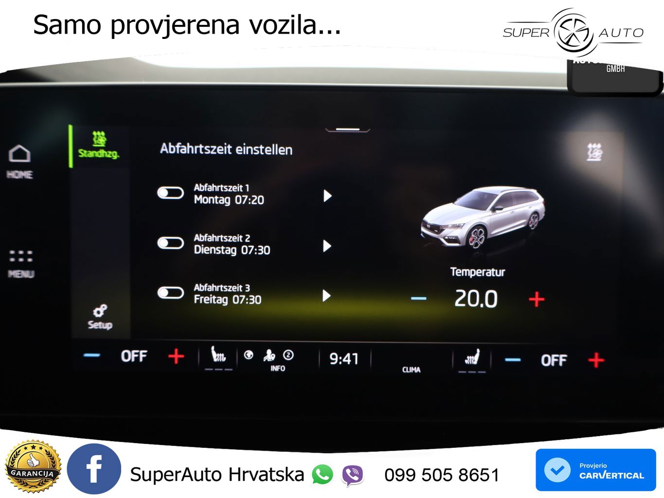 Škoda Octavia Combi RS 2.0 TDI (200 KS) 4x4 DSG LED+GR SJED+ACC