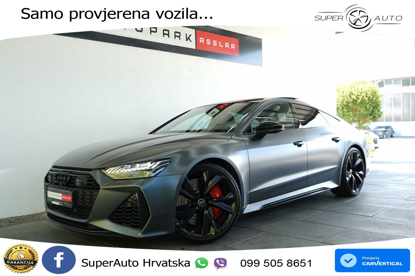 Audi RS7 4.0 TFSI V8 (600 KS) quattro tiptronic LED+GR SJED+ACC