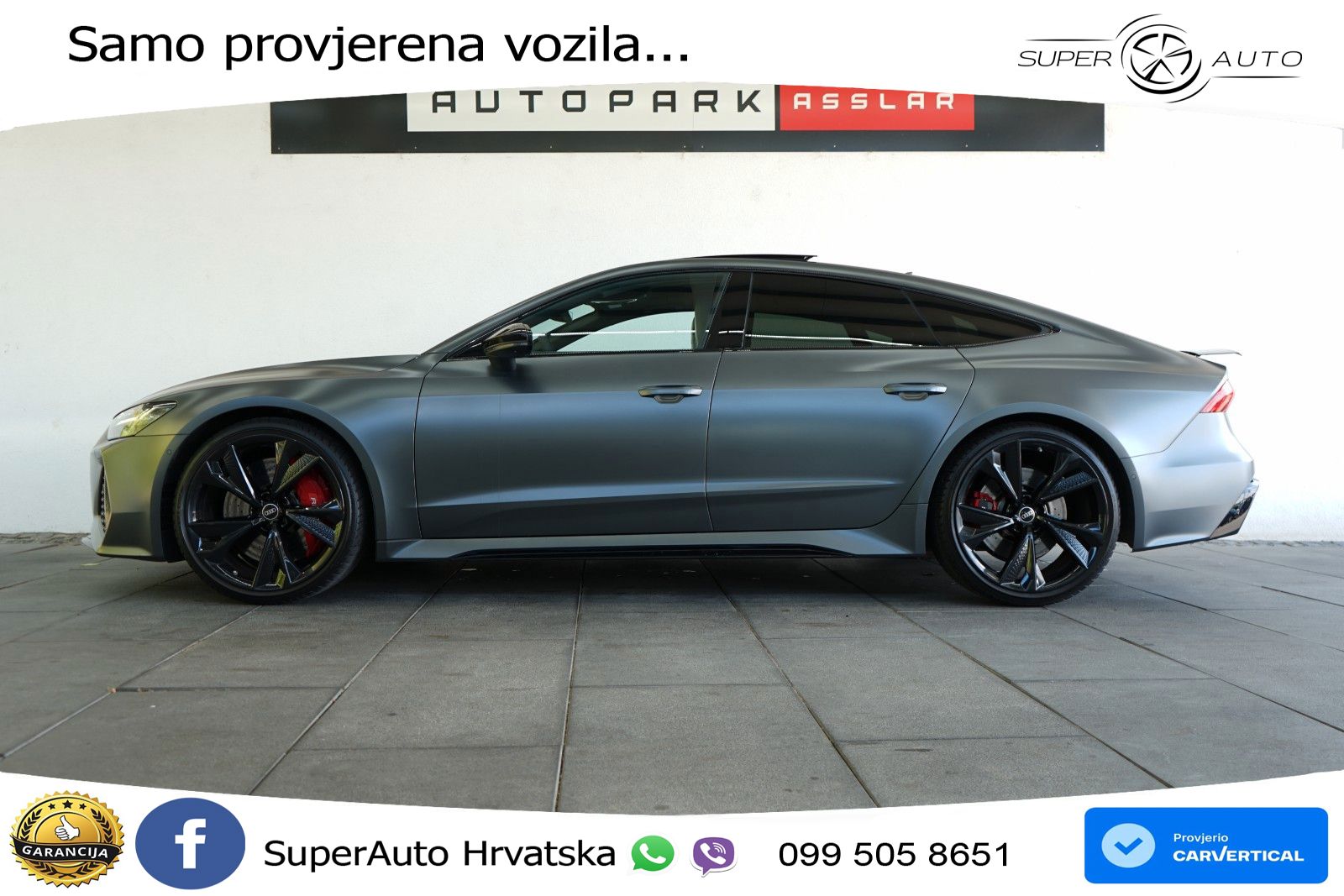 Audi RS7 4.0 TFSI V8 (600 KS) quattro tiptronic LED+GR SJED+ACC