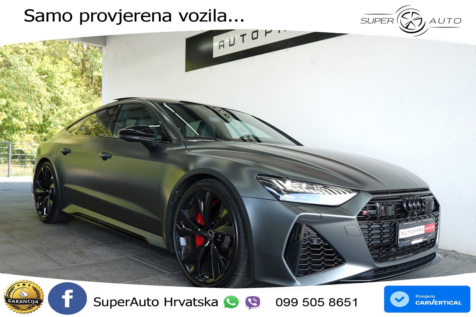 Audi RS7 4.0 TFSI V8 (600 KS) quattro tiptronic LED+GR SJED+ACC
