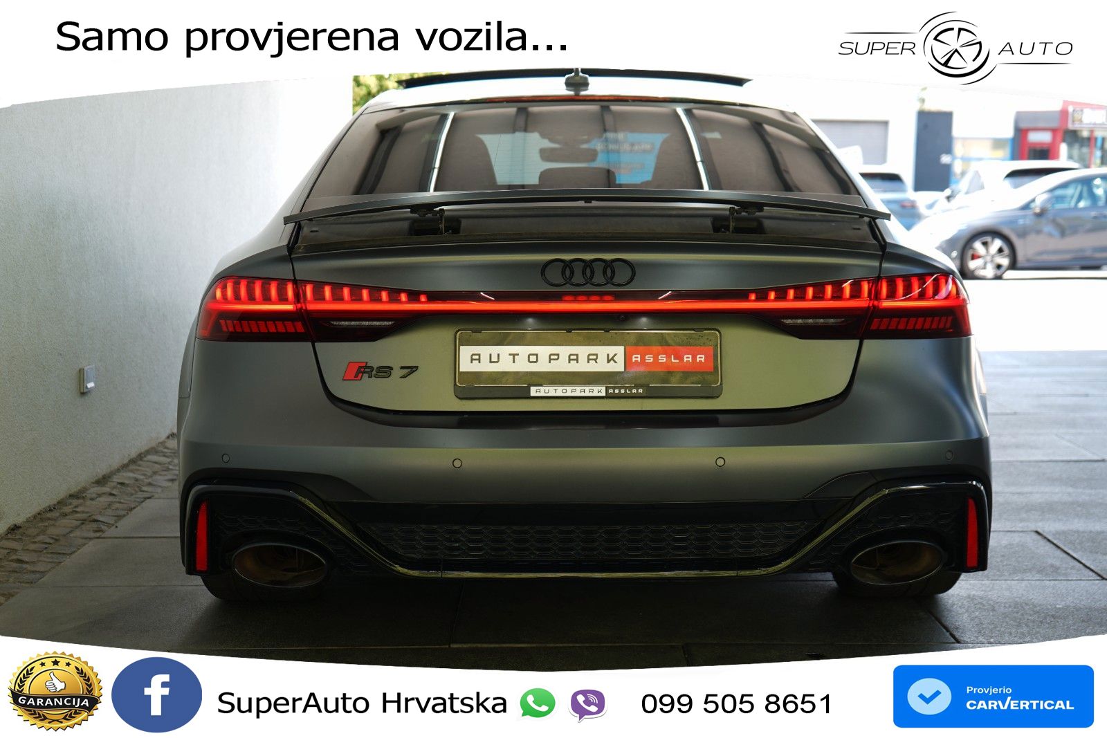Audi RS7 4.0 TFSI V8 (600 KS) quattro tiptronic LED+GR SJED+ACC