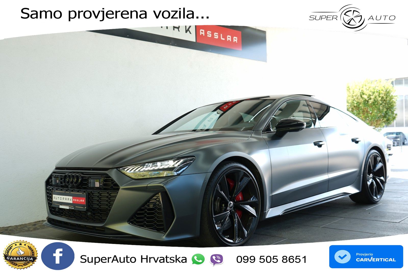 Audi RS7 4.0 TFSI V8 (600 KS) quattro tiptronic LED+GR SJED+ACC