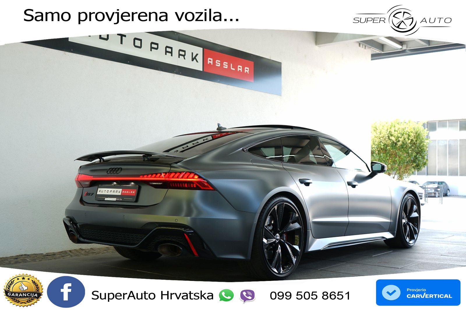 Audi RS7 4.0 TFSI V8 (600 KS) quattro tiptronic LED+GR SJED+ACC