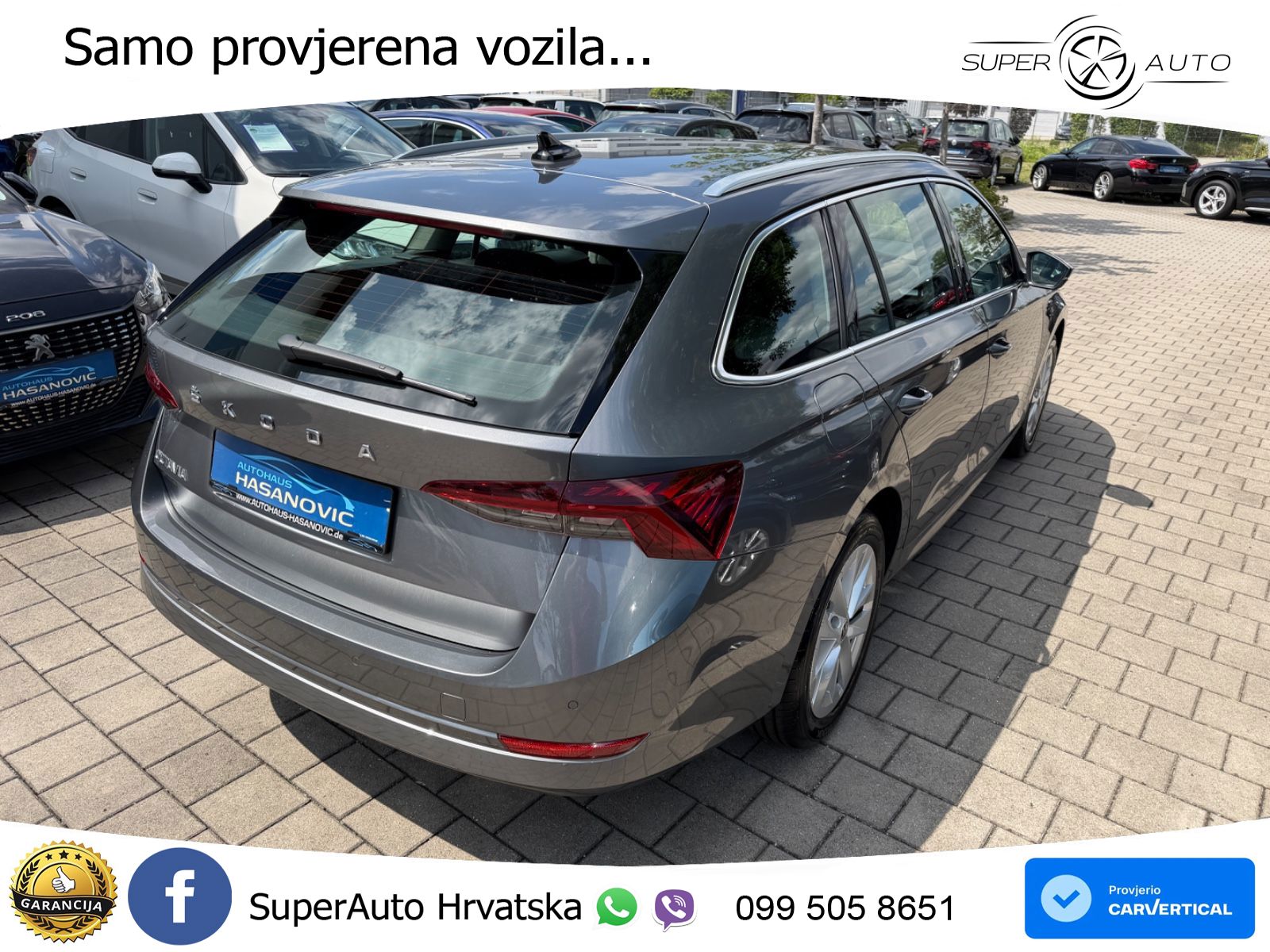 Škoda Octavia Combi 2.0 TDI (150 KS) DSG LED+GR SJED+ACC