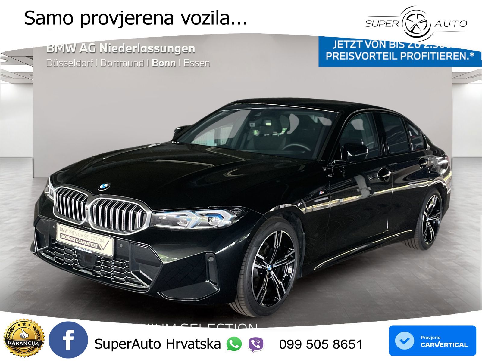 BMW 320d (190 KS) xDrive Steptronic M Sport LED+GR SJED+ACC