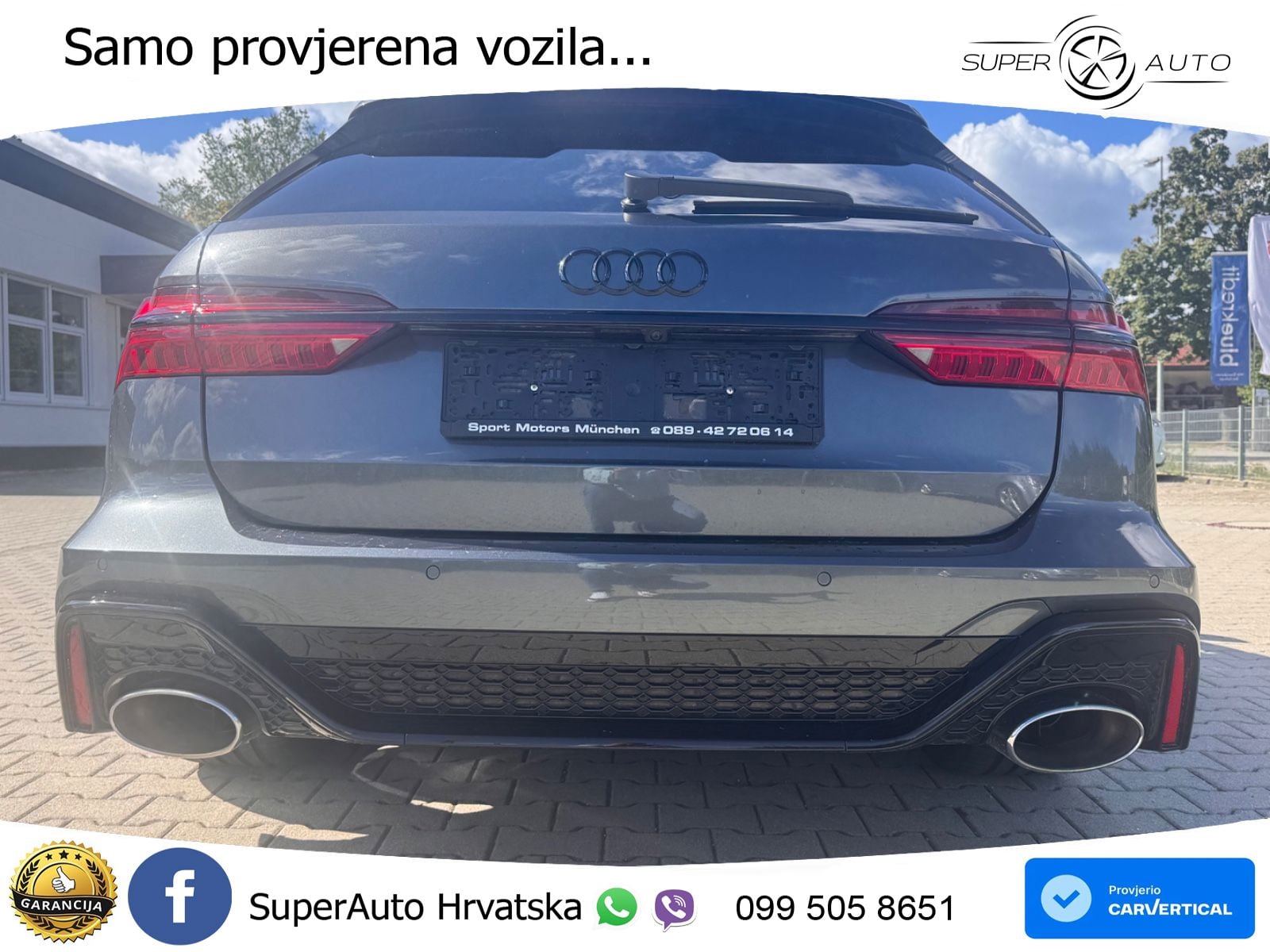 Audi RS6 Avant 4.0 TFSI V8 (600 KS) quattro Tiptronic LED+GR SJED+ACC