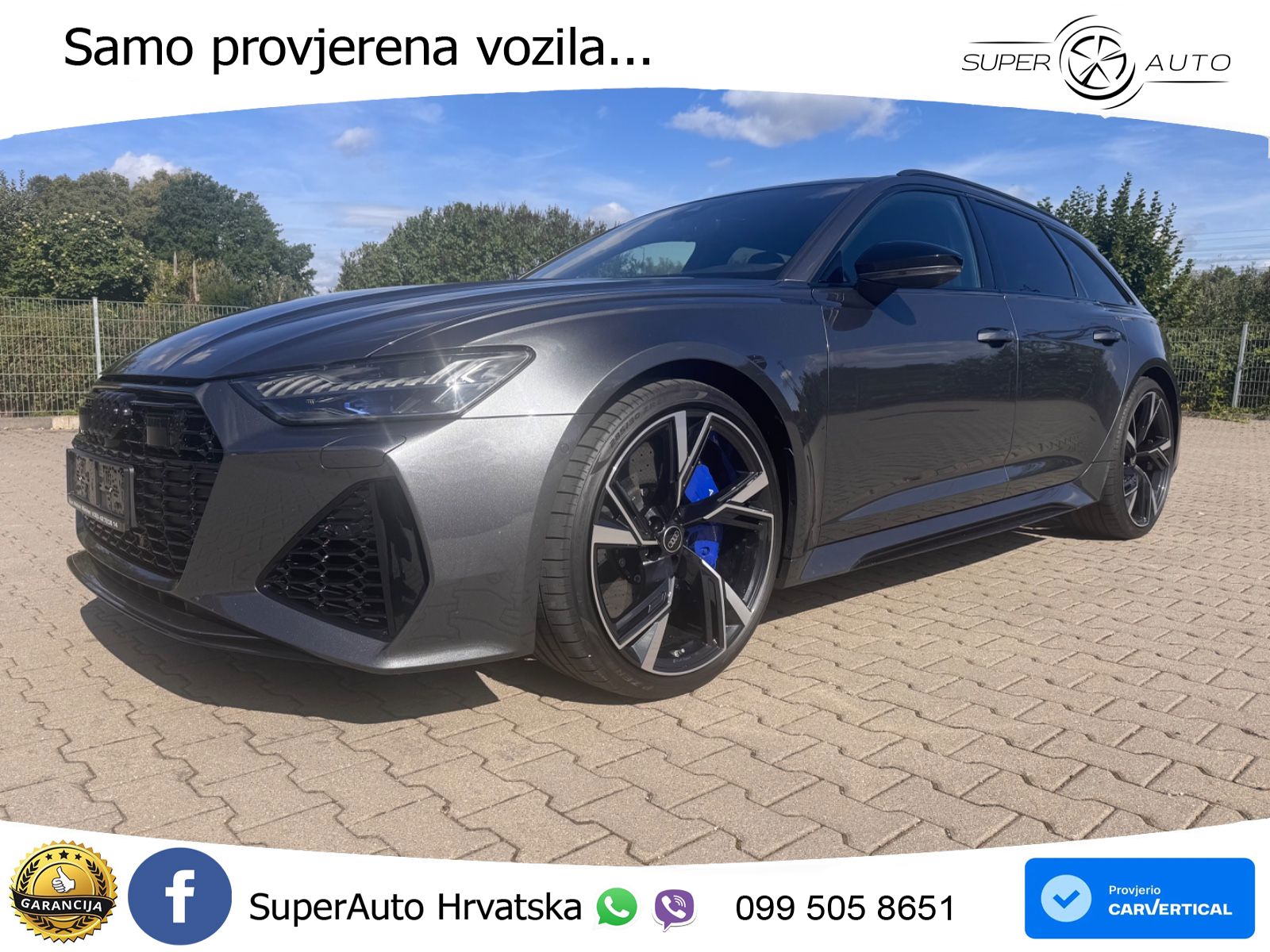 Audi RS6 Avant 4.0 TFSI V8 (600 KS) quattro Tiptronic LED+GR SJED+ACC