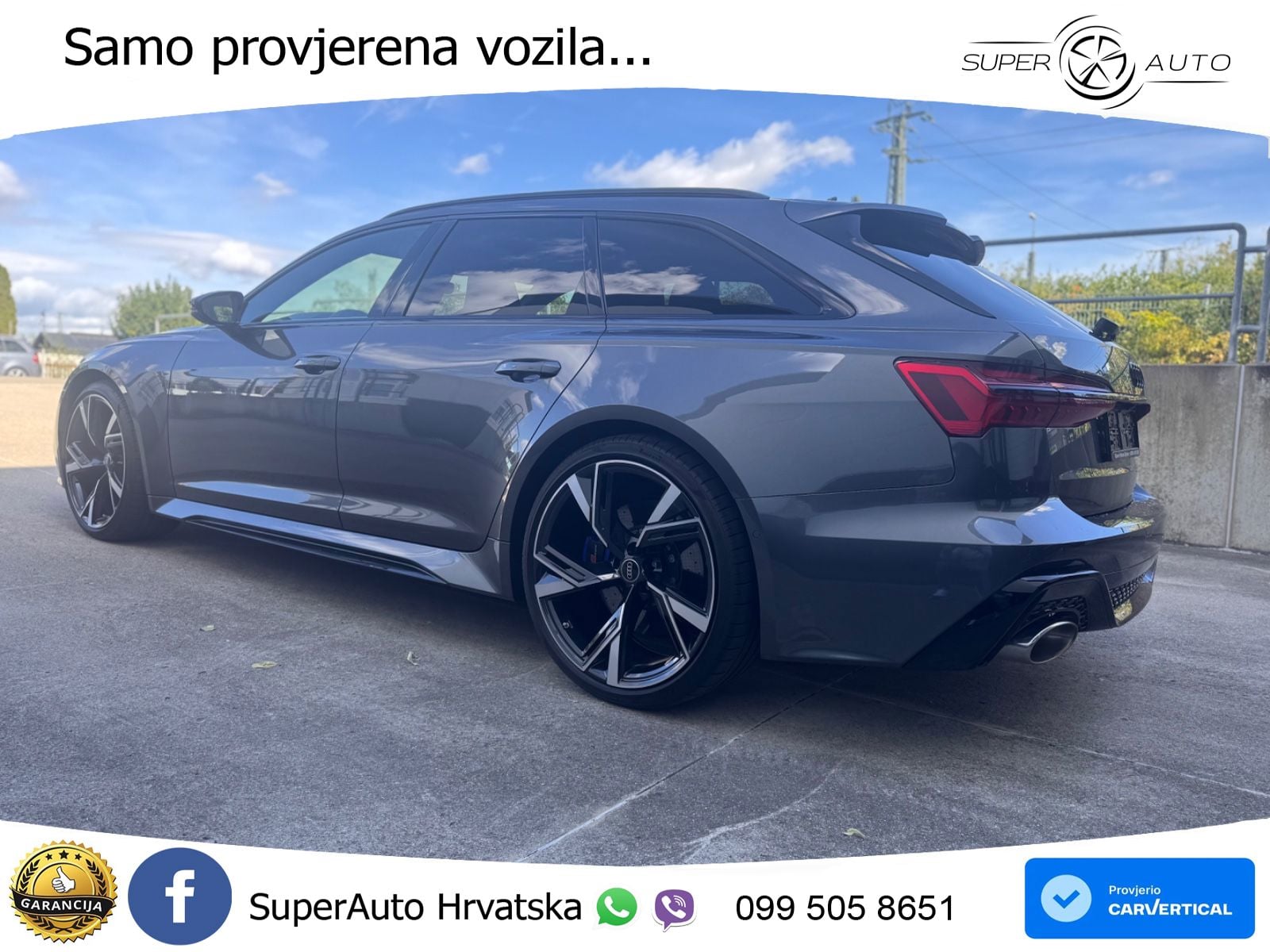 Audi RS6 Avant 4.0 TFSI V8 (600 KS) quattro Tiptronic LED+GR SJED+ACC