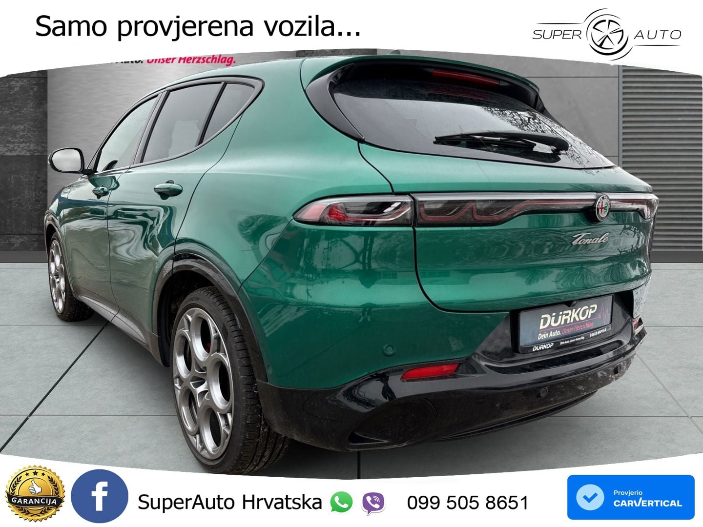 Alfa Romeo Tonale 1.5 VGT (160 KS) 48V-Hybrid TCT LED+GR SJED+ACC