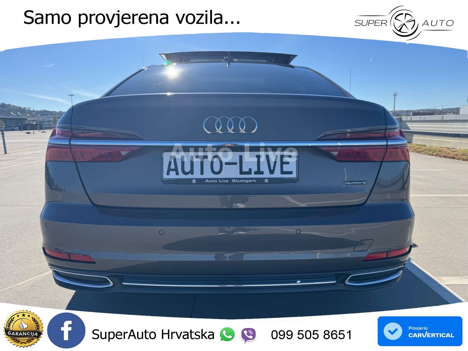 Audi A6 50 TFSIe (299 KS) quattro ultra S tronic ACC+GR SJED+360+PANO