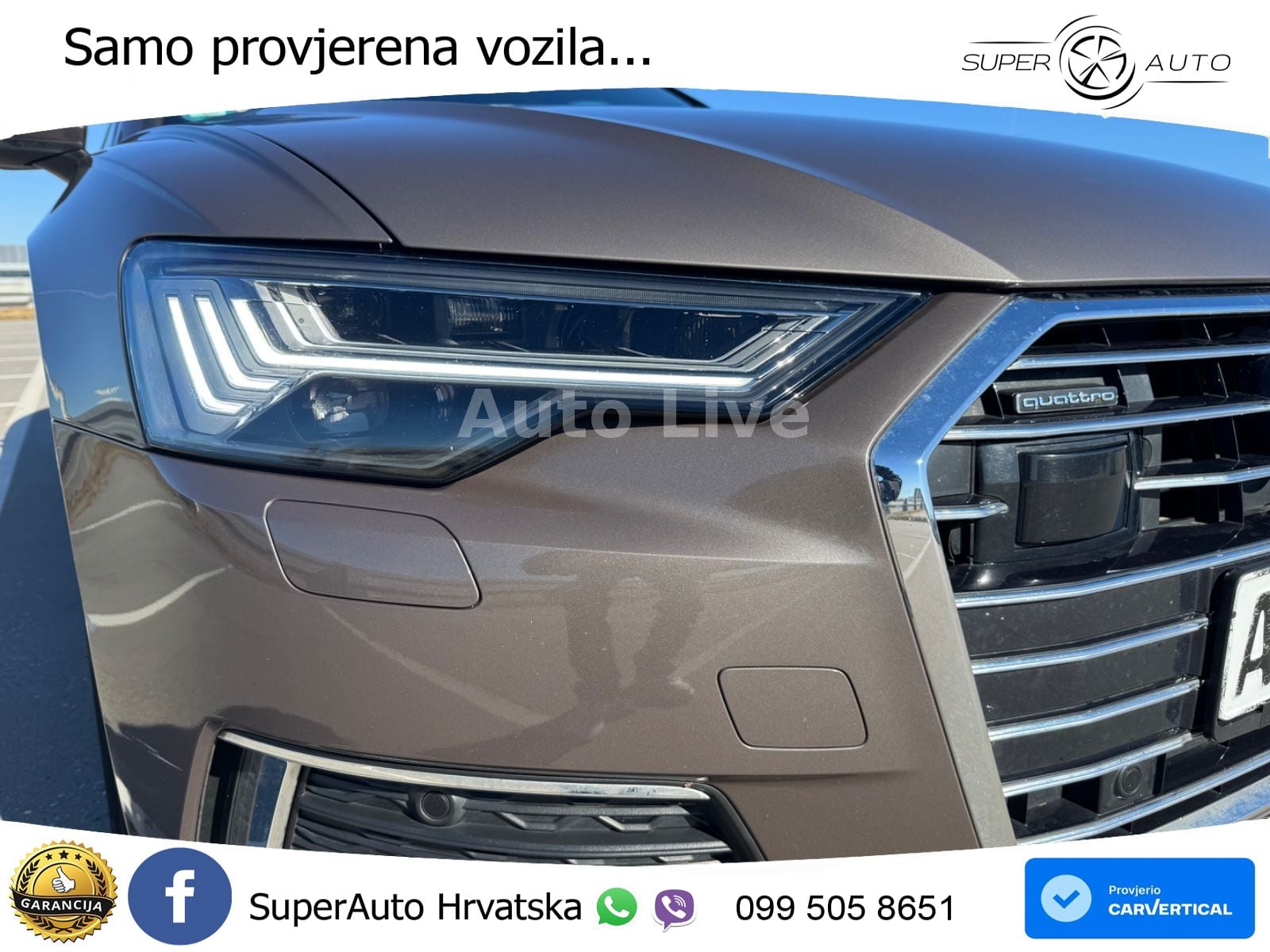 Audi A6 50 TFSIe (299 KS) quattro ultra S tronic ACC+GR SJED+360+PANO