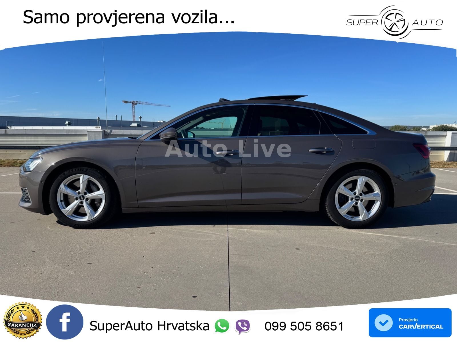 Audi A6 50 TFSIe (299 KS) quattro ultra S tronic ACC+GR SJED+360+PANO