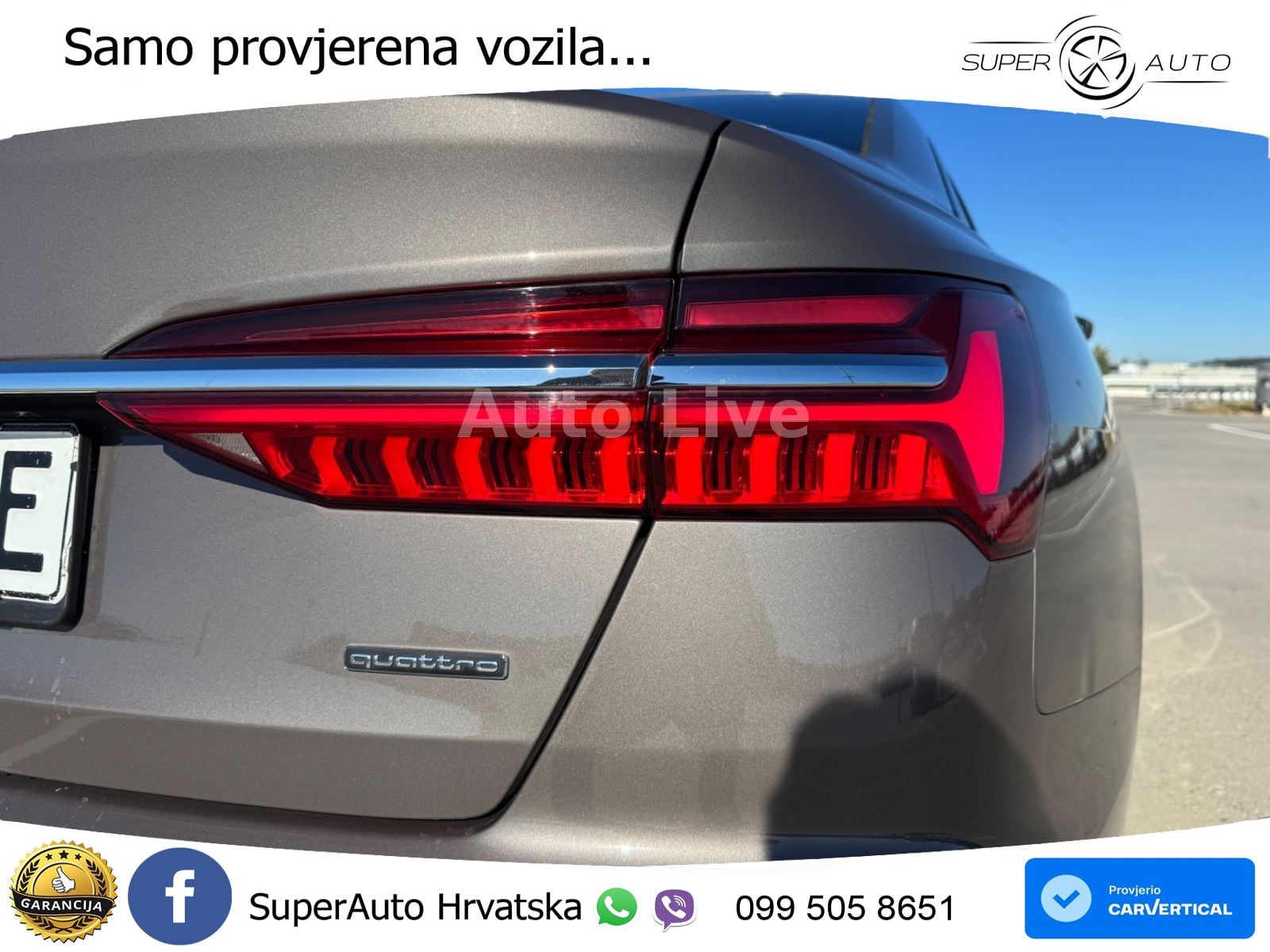 Audi A6 50 TFSIe (299 KS) quattro ultra S tronic ACC+GR SJED+360+PANO
