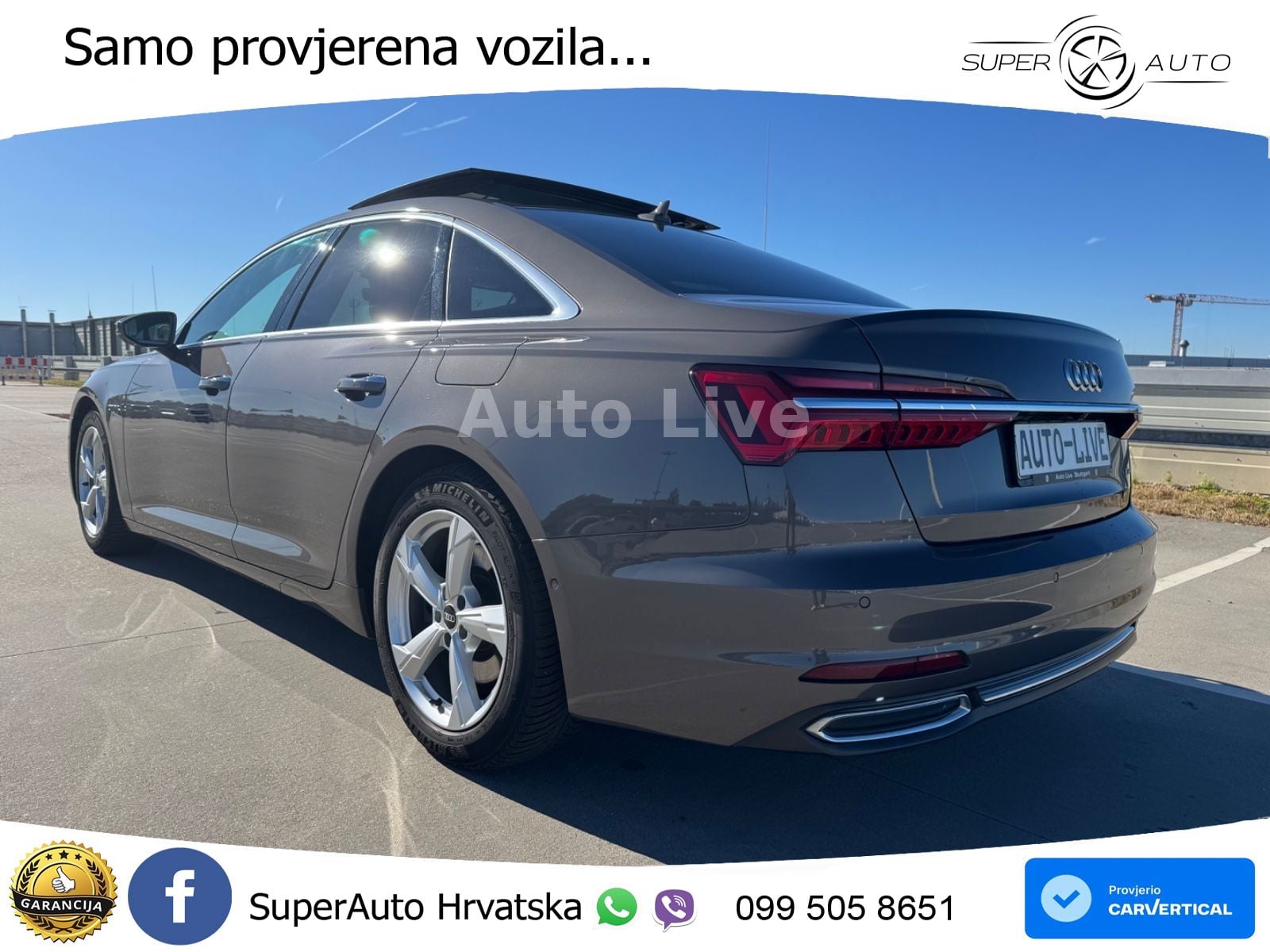 Audi A6 50 TFSIe (299 KS) quattro ultra S tronic ACC+GR SJED+360+PANO