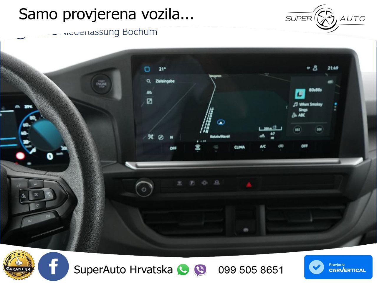 Volkswagen Transporter Kasten kurz AHK Navi Klima Kamera 5 150 KS