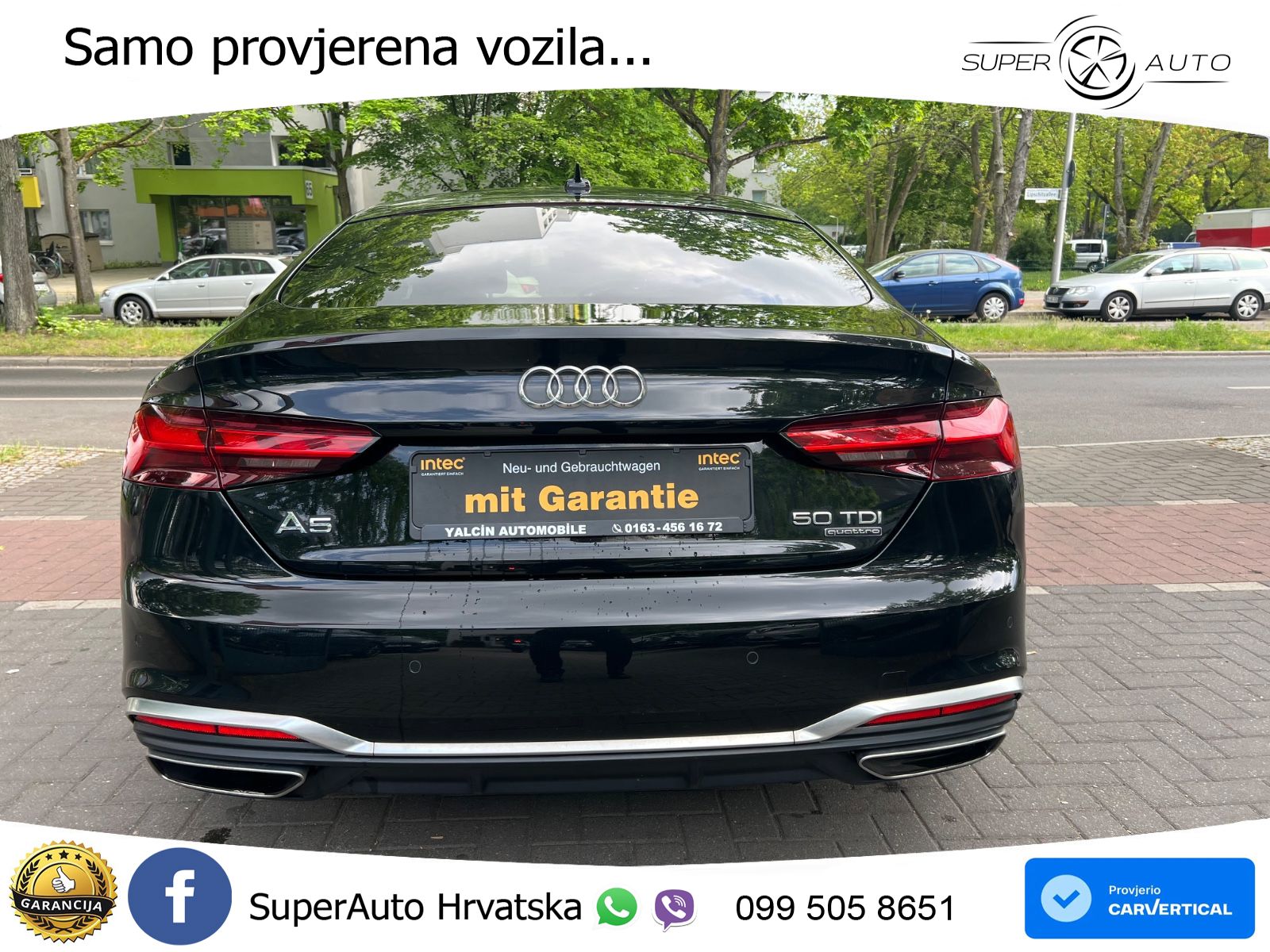 Audi A5 Sportback 50 TDI V6 (286 KS) quattro Tiptronic S line LED+GR SJED+ACC