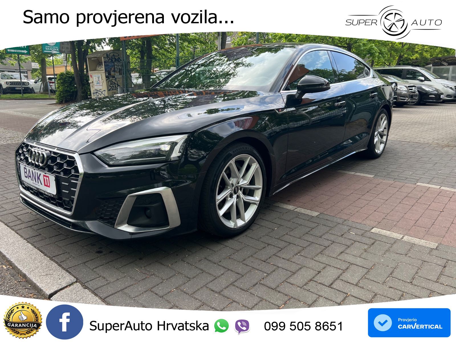 Audi A5 Sportback 50 TDI V6 (286 KS) quattro Tiptronic S line LED+GR SJED+ACC