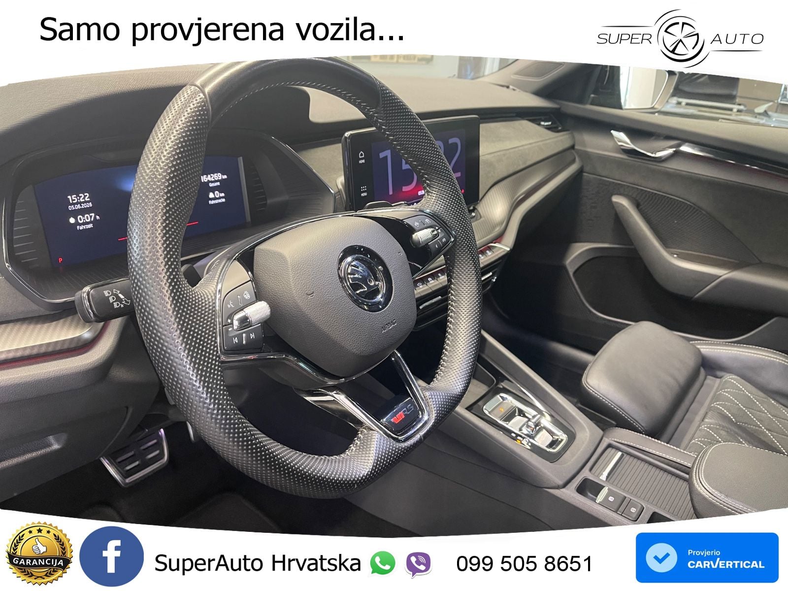 Škoda Octavia Combi RS 2.0 TDI (200 KS) DSG LED+GR SJED+ACC