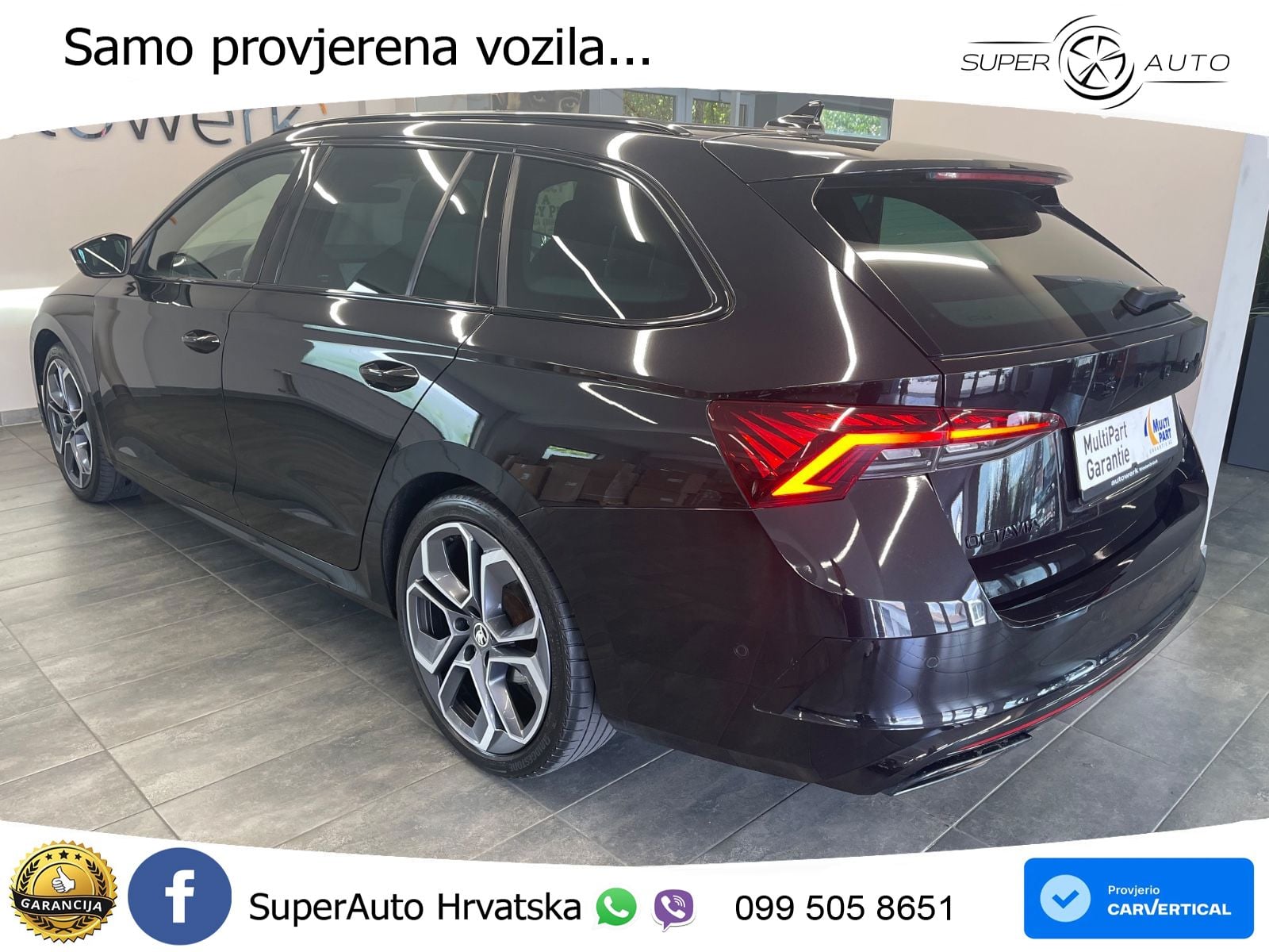 Škoda Octavia Combi RS 2.0 TDI (200 KS) DSG LED+GR SJED+ACC