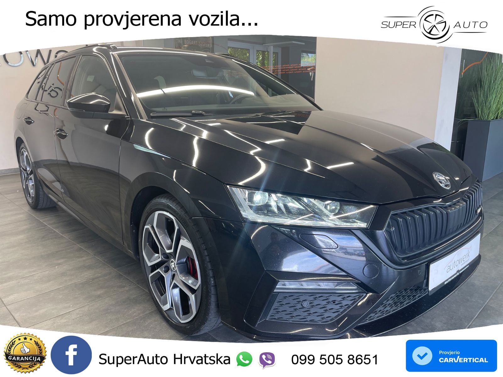 Škoda Octavia Combi RS 2.0 TDI (200 KS) DSG LED+GR SJED+ACC