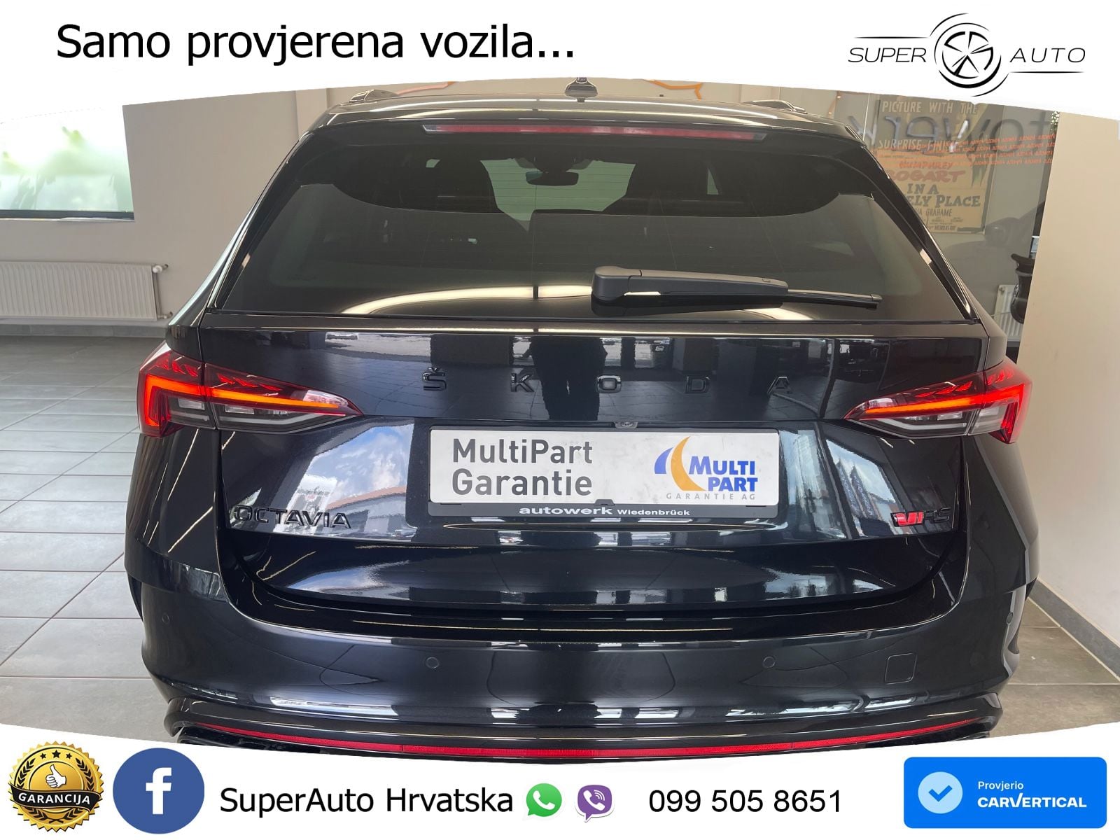 Škoda Octavia Combi RS 2.0 TDI (200 KS) DSG LED+GR SJED+ACC