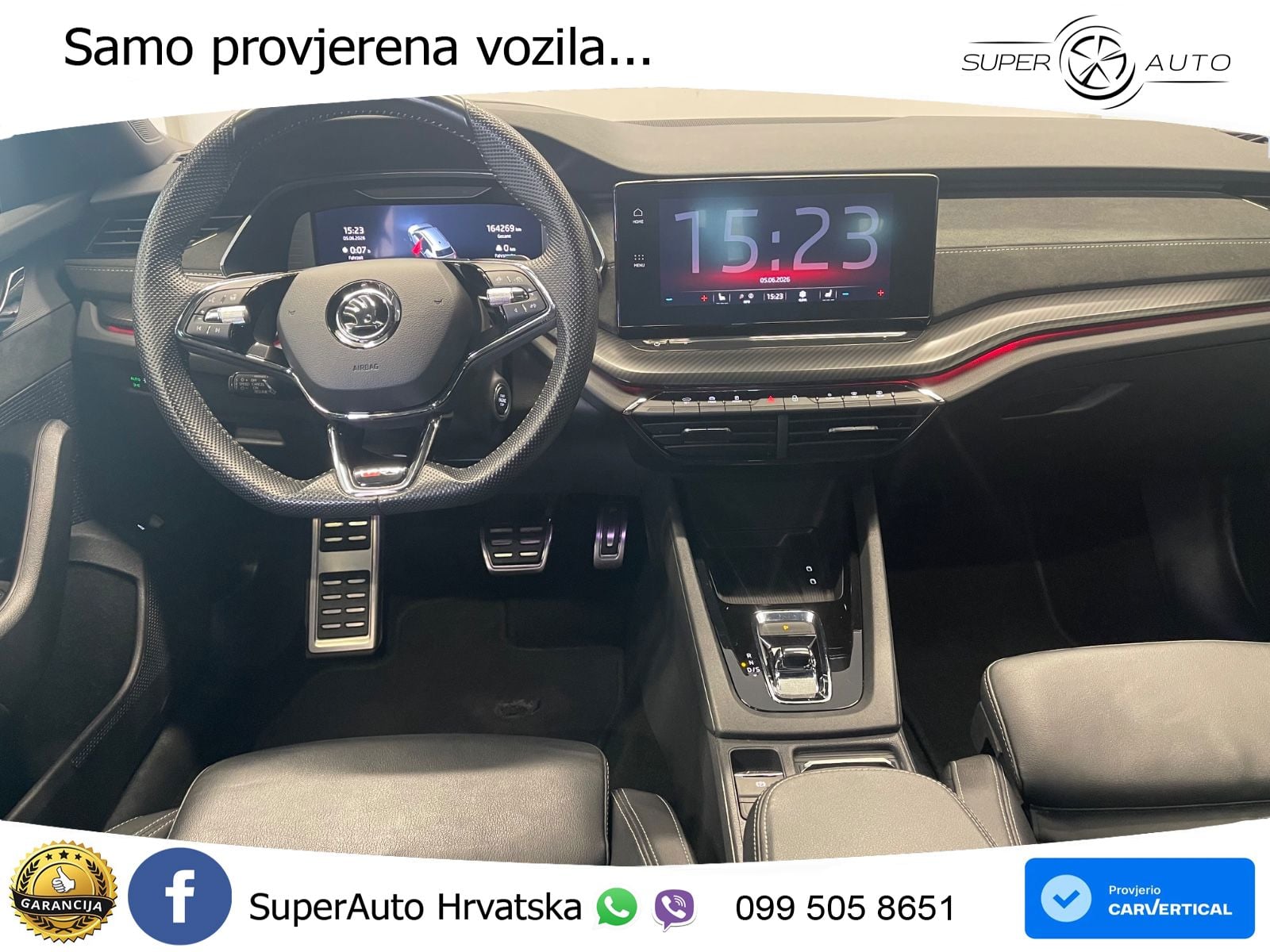 Škoda Octavia Combi RS 2.0 TDI (200 KS) DSG LED+GR SJED+ACC